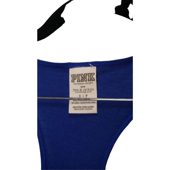 Victoria Secrets LA Dodgers Small Sequin tank Baseball Summer Pink - Picture 2 of 4